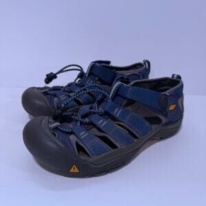 Keen Kids Youth Newport Sandals Shoes Hike Trail Water Blue Size 3 Little Boy